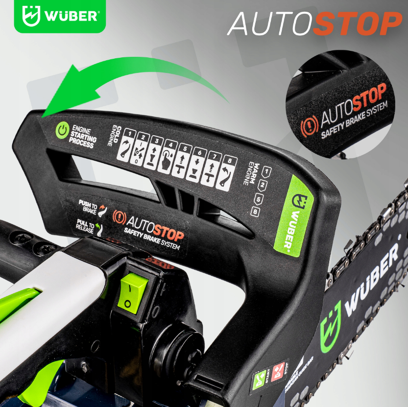 Бензопила ланцюгова Wuber 1 к.с. (2588823686) - фото 9 Бензопила ланцюгова Wuber 1 к.с. (2588823686) - фото 9