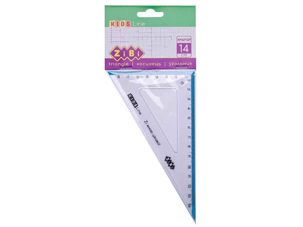 Косинець ZiBi KIDS Line 14 см 90°/60° з блакитною смужкою (1047630)