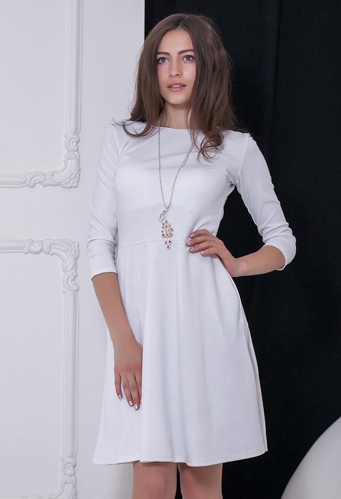 Платье женское Podium Fenberries 13746-WHITE M Белый