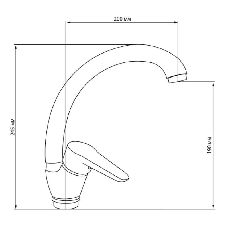 Смеситель для кухни Lidz CRM - 14 34 008 03 SD00027974 - фото 2