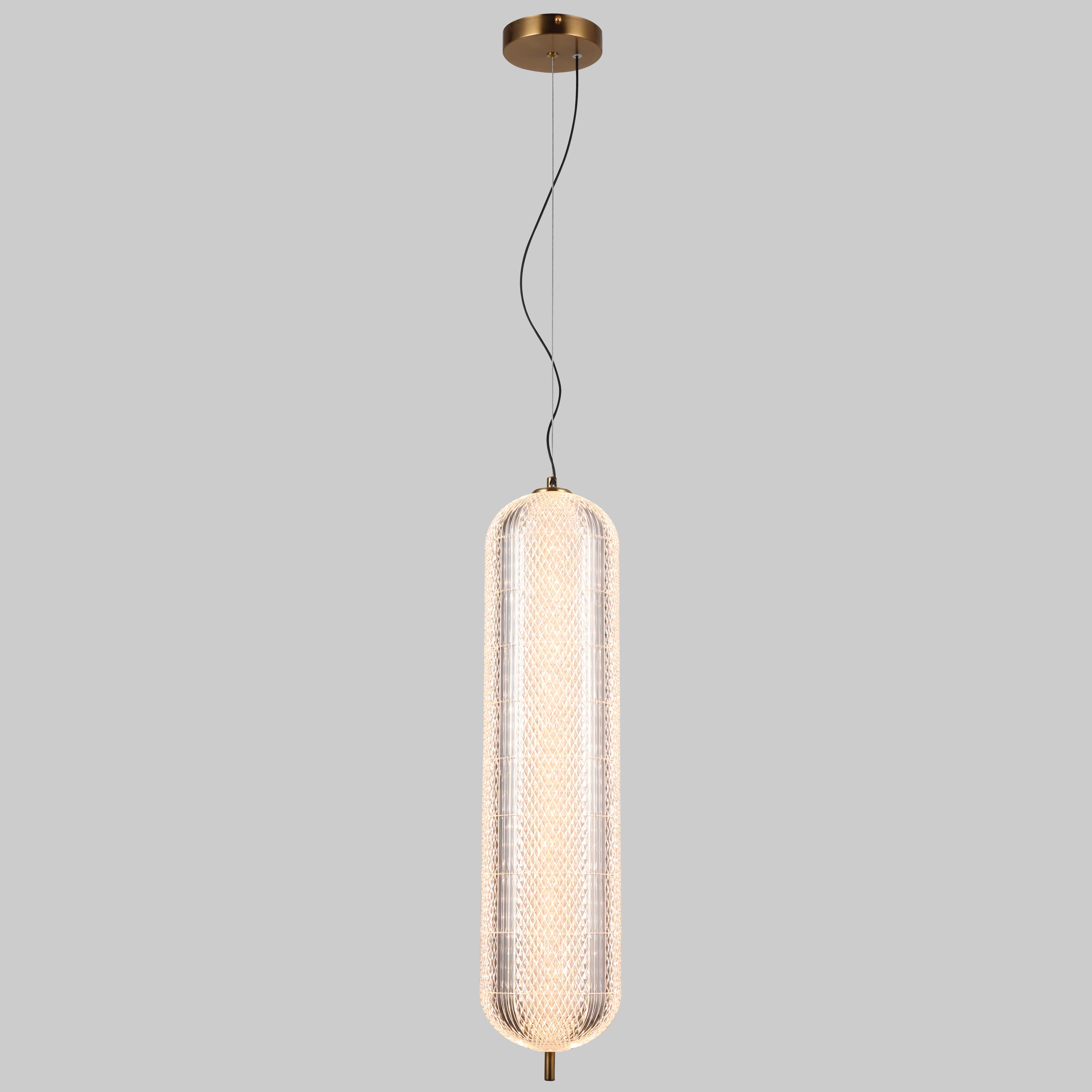 Светильник подвесной 40W Бронзовый (91-12099-1led 600*150 CL)