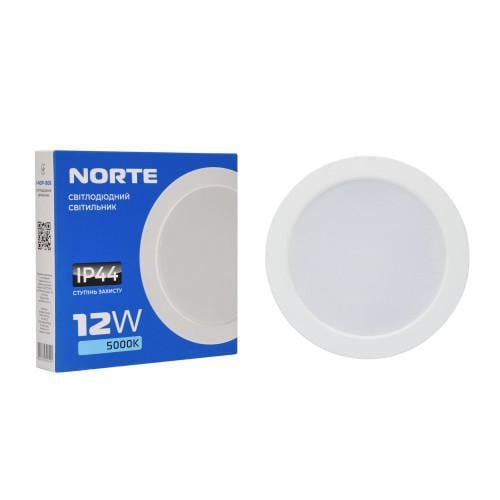 Светильник потолочный NORTE 1-NDP-1606 Круг 12W 5000K IP44 (27552551)