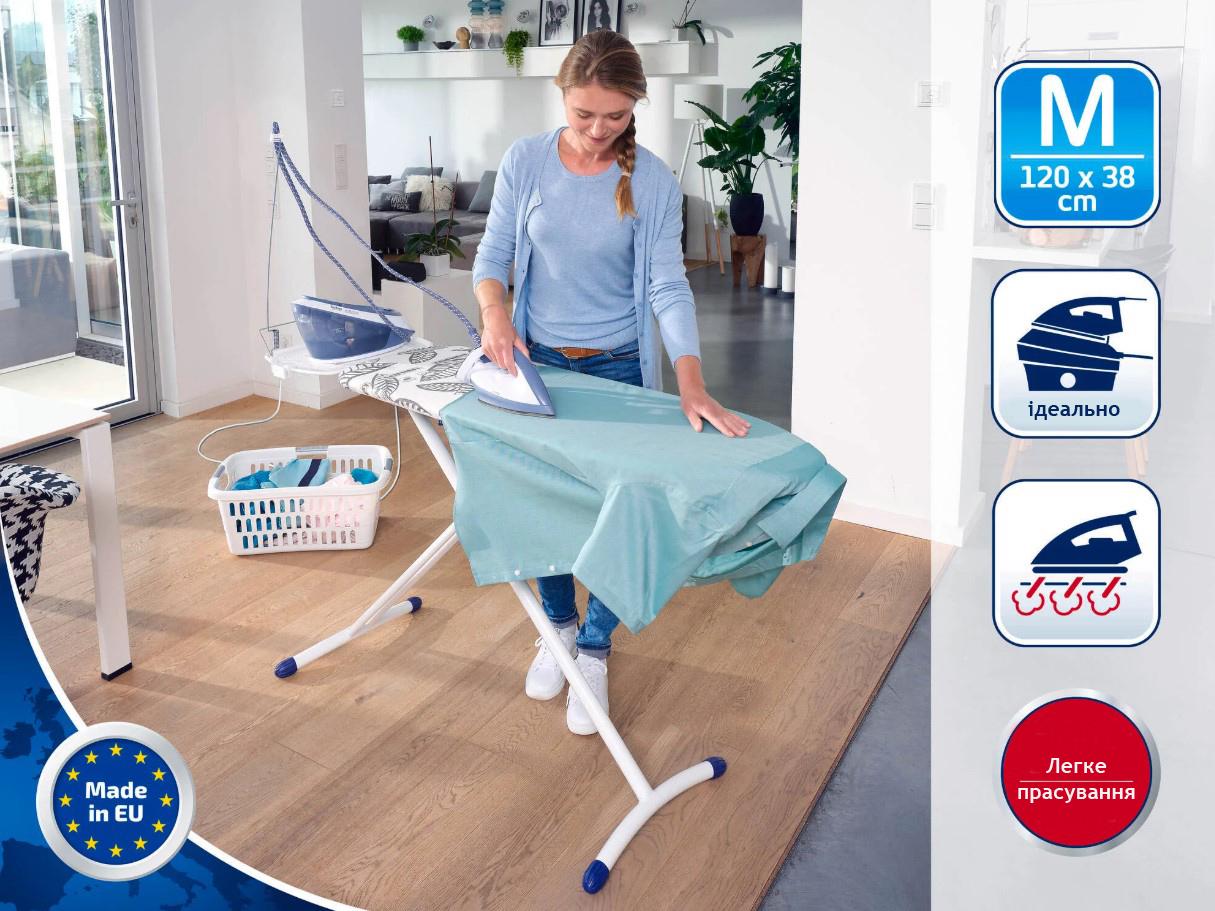 Доска гладильная Leifheit AirBoard Express M Solid 120х38 см (72565) - фото 3 Доска гладильная Leifheit AirBoard Express M Solid 120х38 см (72565) - фото 3