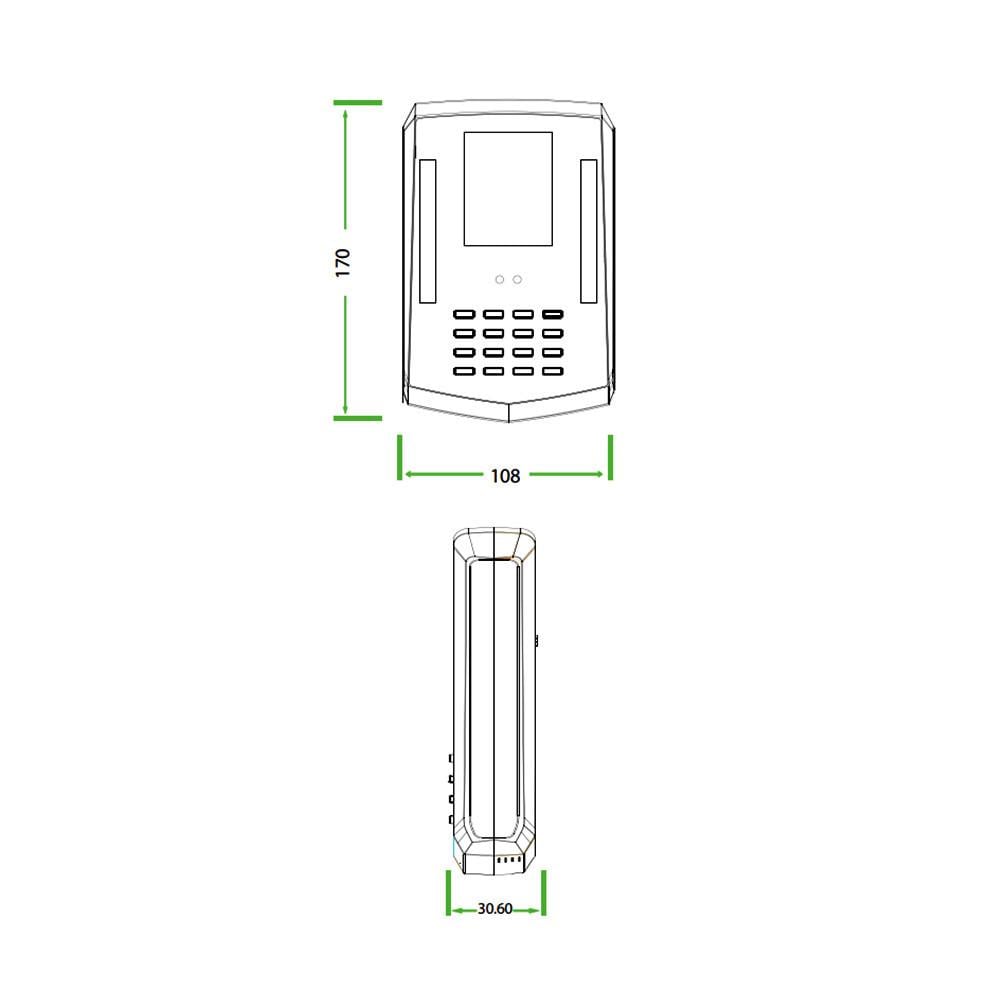 Биометрический терминал ZKTeco KF460 WIFI - фото 5