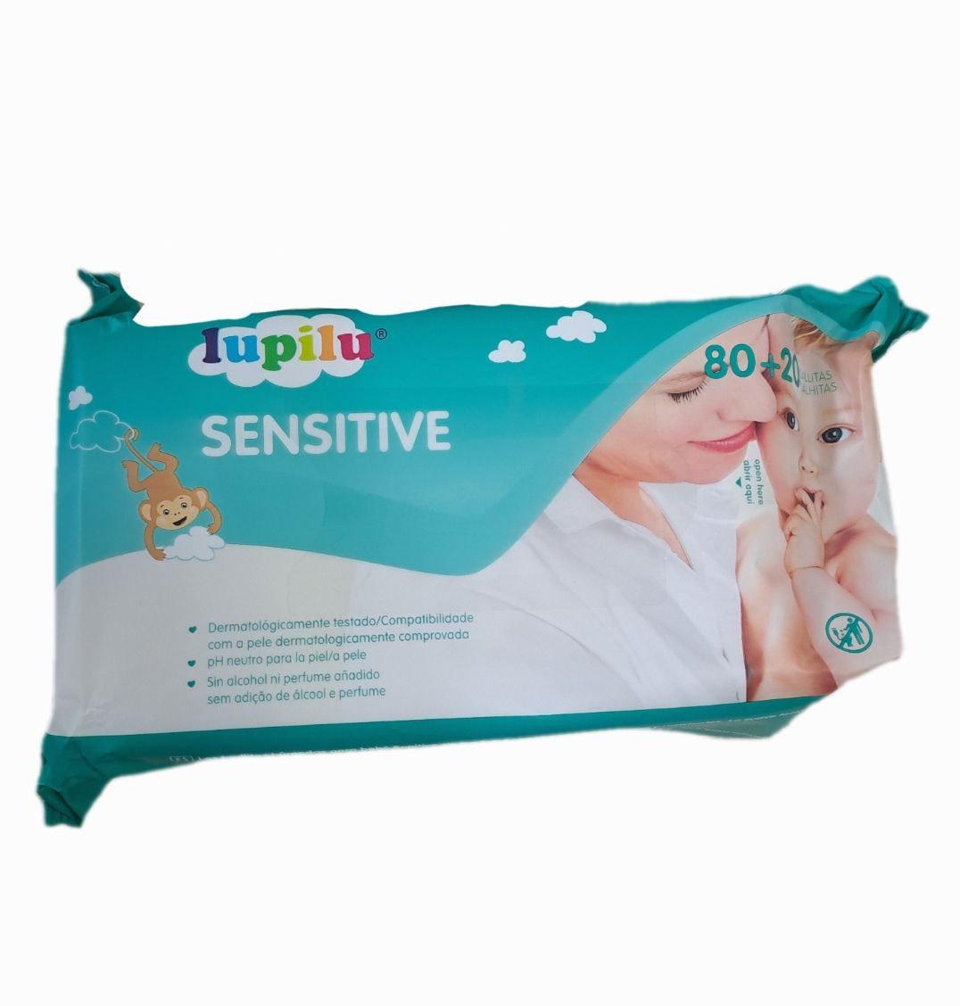 Вологі серветки дитячі Lupilu Sensitive 80+20 шт. (13352652)