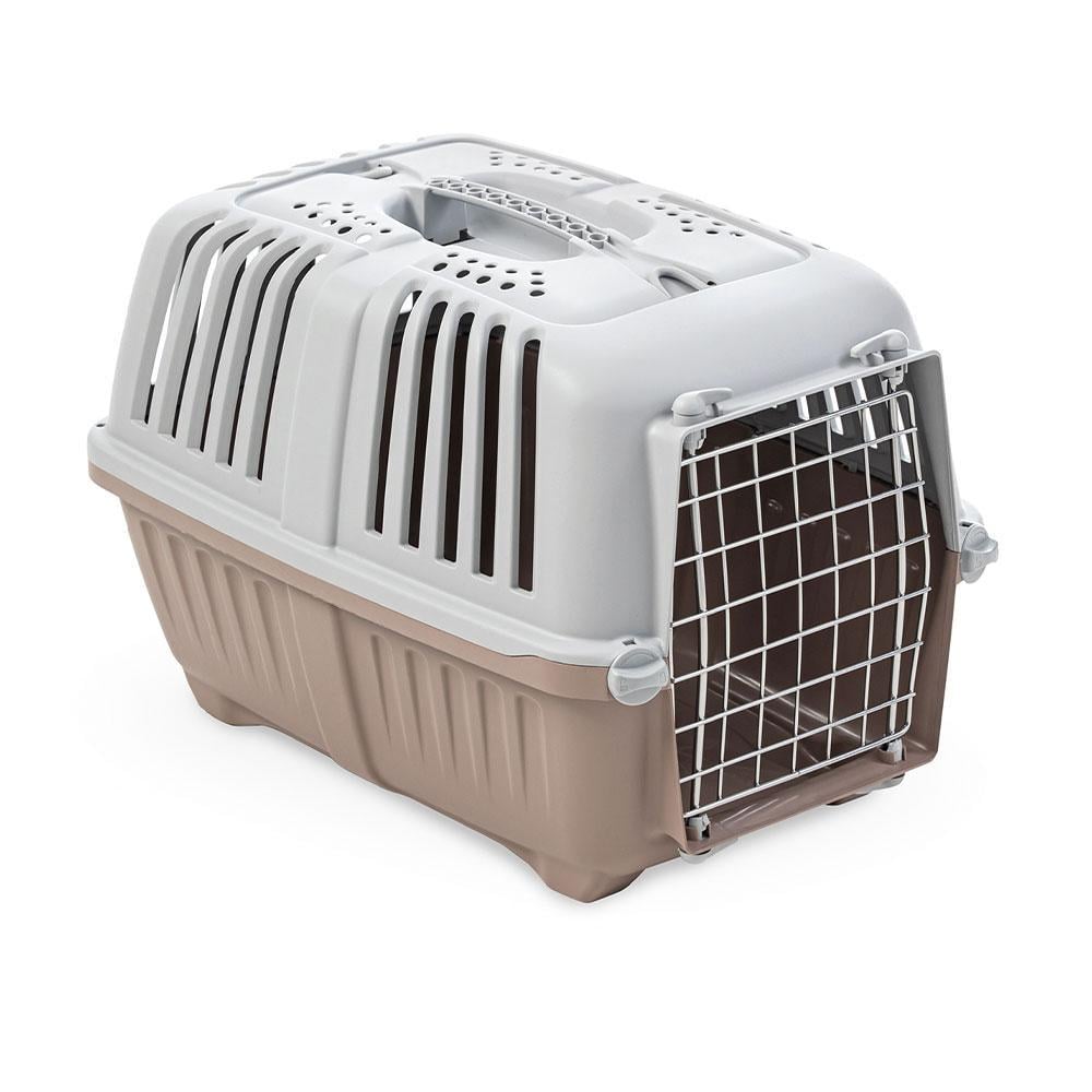 Переноска для животных MPS Pratiko 1 Metal CIPRIA дверь металл 48х31,5х33 см Светло-коричневый (2398259645)
