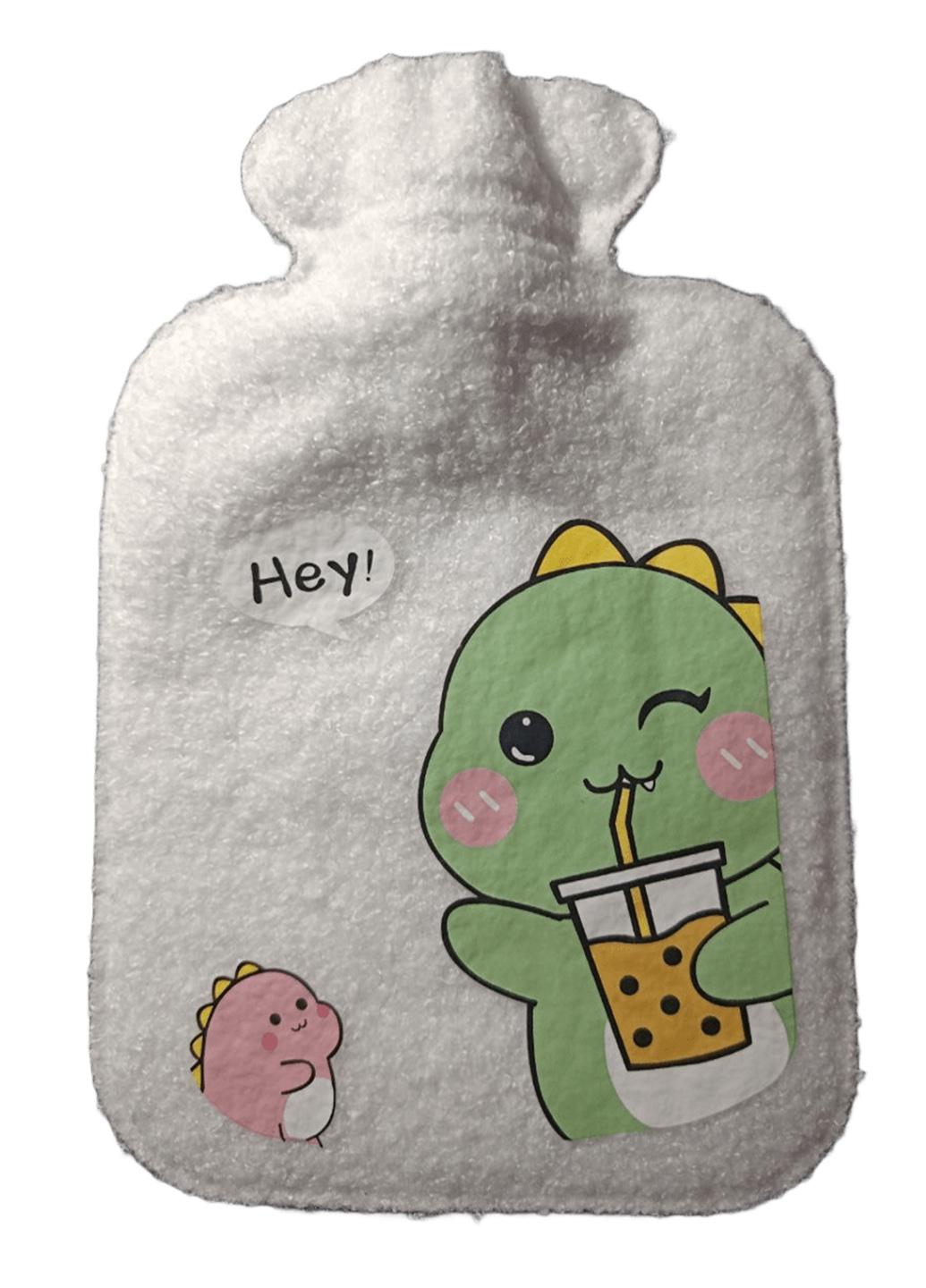 Грелка для тела водяная Laska Sweet искусственная шерсть тедди 550 мл 22x14,5 см Белый (32145)