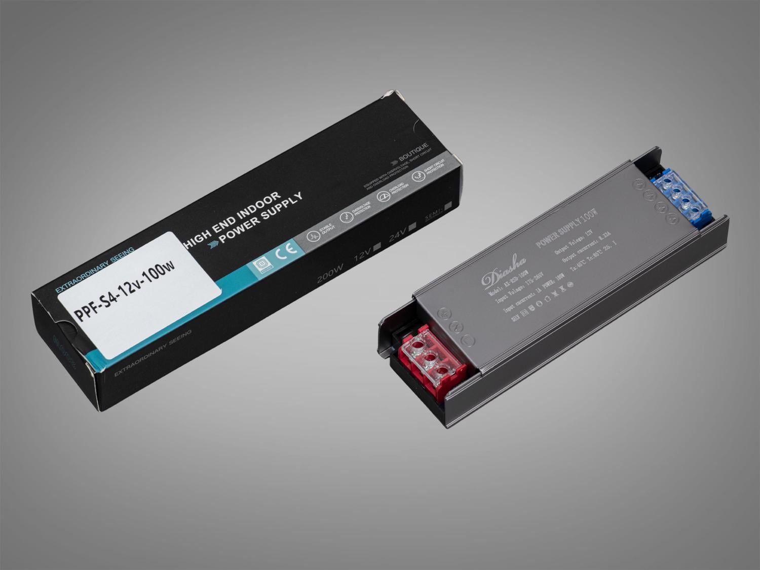 Блок питания для LED ленты 12 В 100 Вт 8,33А (PPF-S4-12 В-100w)