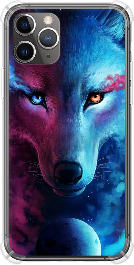 Чехол на iPhone 11 Pro Max Арт-волк (3999sp-1723-42517)