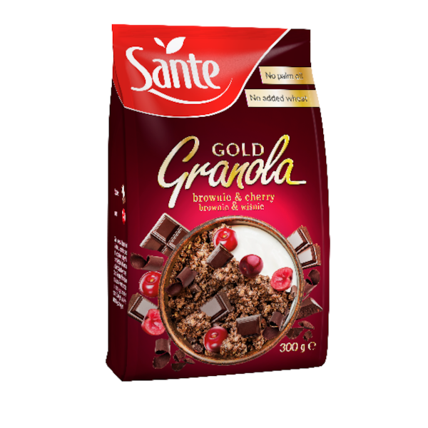 Гранола Go On Nutrition Gold Brownie Cherry 300 г (00000035437) - фото 1