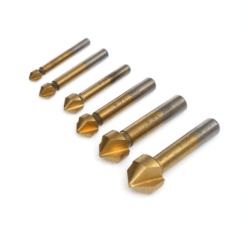 Комплект зенкерних свердел для обробки металу TAGRED TA4092 6 шт. - фото 8