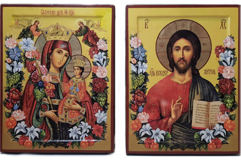 Вінчальна Пара ікон Нев'янучий цвіт
