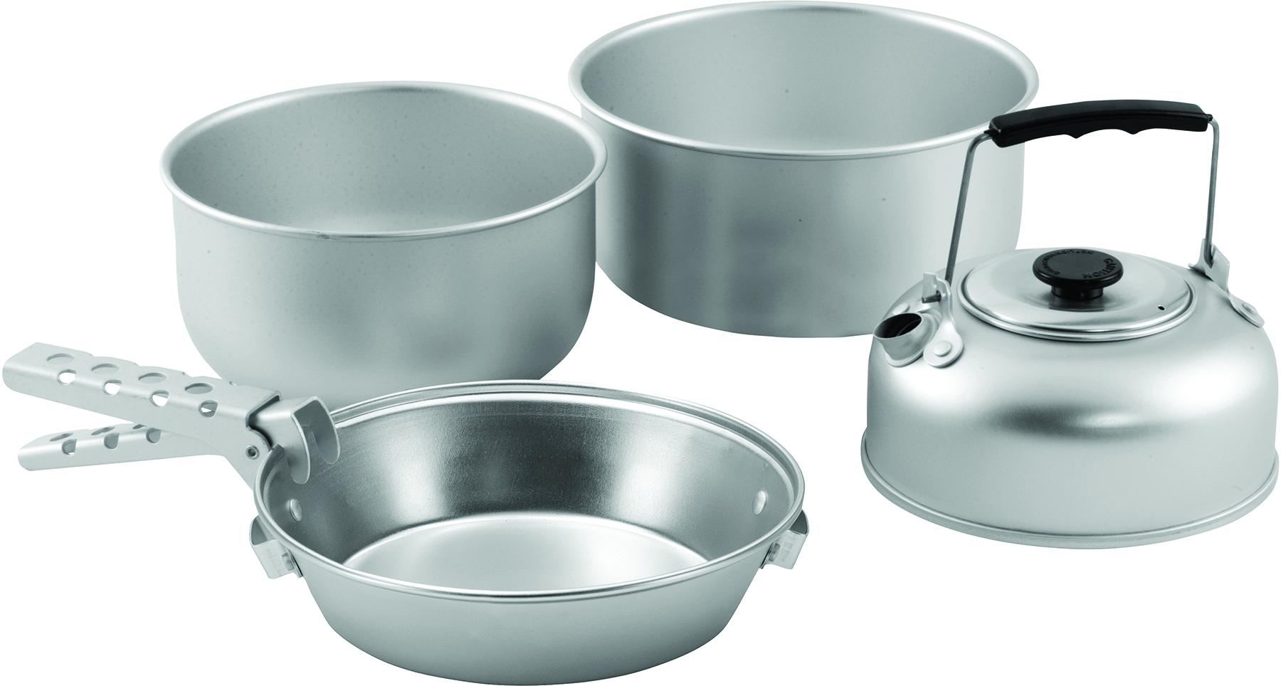 Набор туристической посуды Easy Camp Adventure Cook Set M Silver (580038)