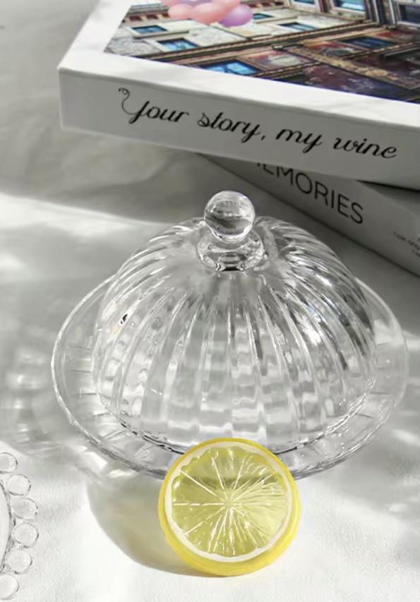 Блюдо скляне з кришкою Класична елегантність 19 см (40165) - фото 3 Блюдо скляне з кришкою Класична елегантність 19 см (40165) - фото 3