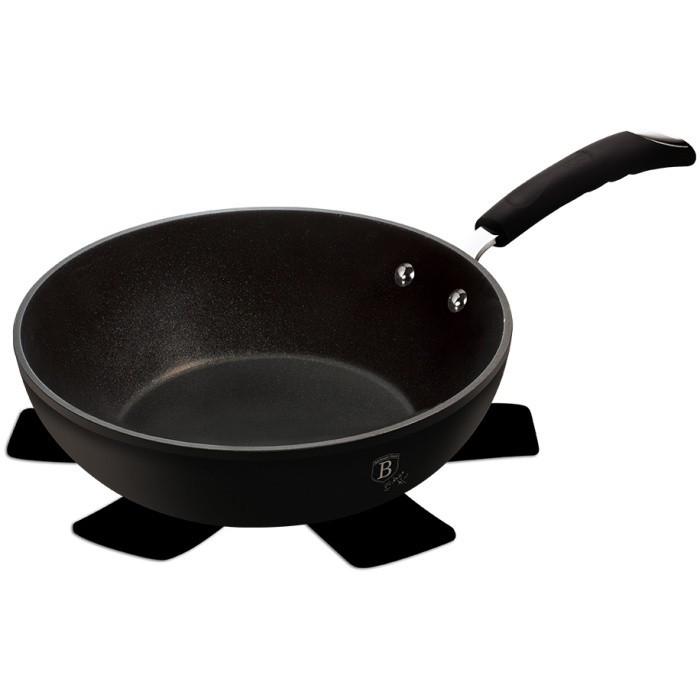 Пательня професійна Wok антипригарна без кришки 28 см Black (6126-BH) - фото 2 Пательня професійна Wok антипригарна без кришки 28 см Black (6126-BH) - фото 2