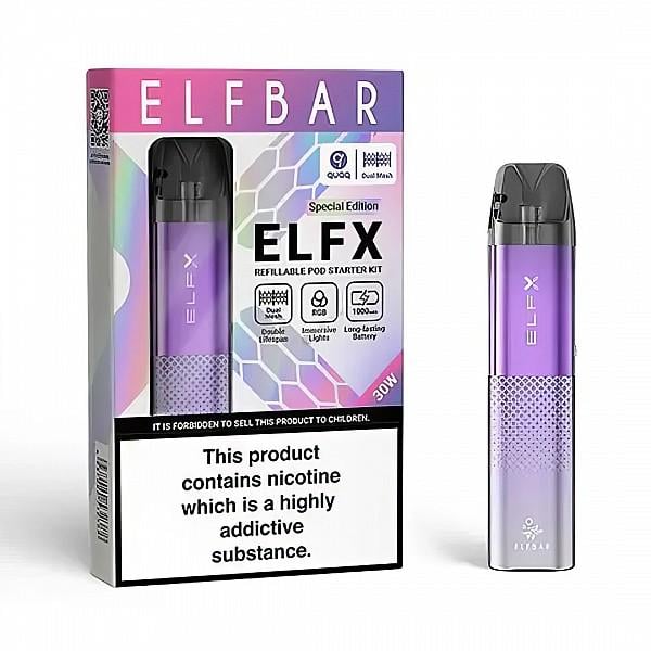 Електронна сигарета Elf Bar ELFX Kit 1000 mAh Purple (23941777)