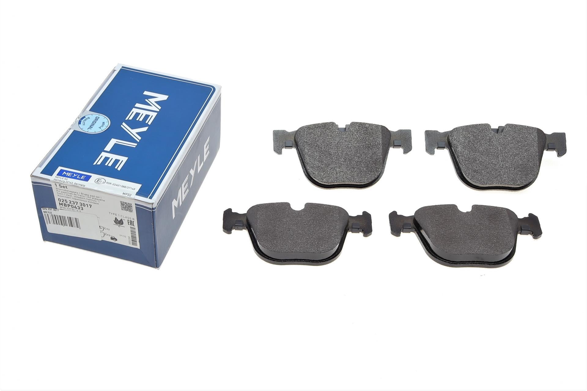 Колодки гальмівні задні Meyle BMW 5 E60/65/X5 E70/F15/X6 E71/E72 3.0-4.4 08- (025 237 3017)
