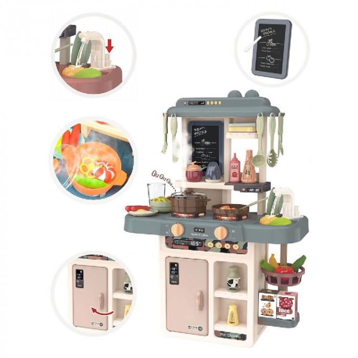 Кухня детская ТК Group вода/пар/свет/звук 42 пр. Голубой (92015) - фото 3