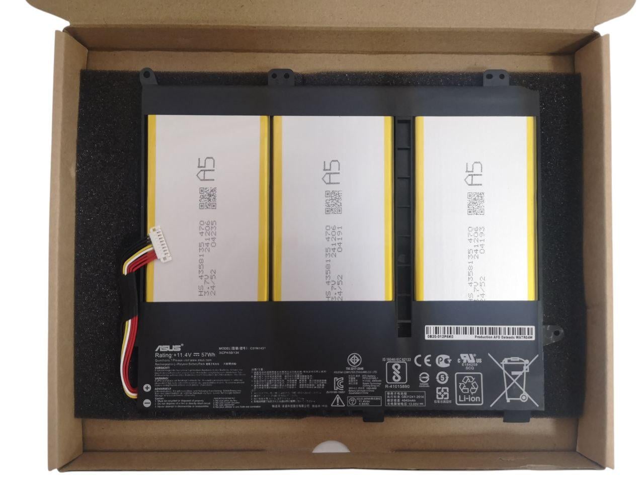 Аккумулятор для Asus VivoBook 14 E403NA/EeeBook E403/E403S/R416/C31N1431 4840mah 57Wh (36980603)