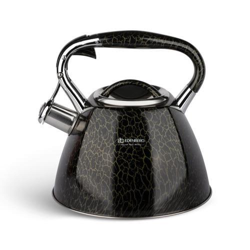 Чайник со свистком Edenberg EB-1985 с мраморное покрытие и турбо индукционным капсульным дном 3 л (EB-1985) - фото 2 Чайник со свистком Edenberg EB-1985 с мраморное покрытие и турбо индукционным капсульным дном 3 л (EB-1985) - фото 2