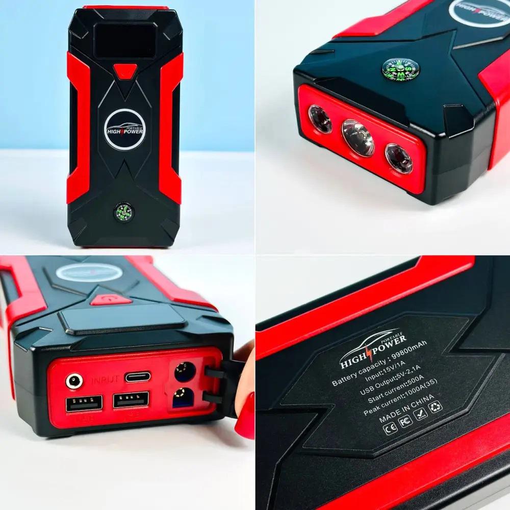 Пусковое устройство для автомобиля 25000 mAh 2USB Фонарик car jump starter QY31 - фото 14 Пусковое устройство для автомобиля 25000 mAh 2USB Фонарик car jump starter QY31 - фото 14