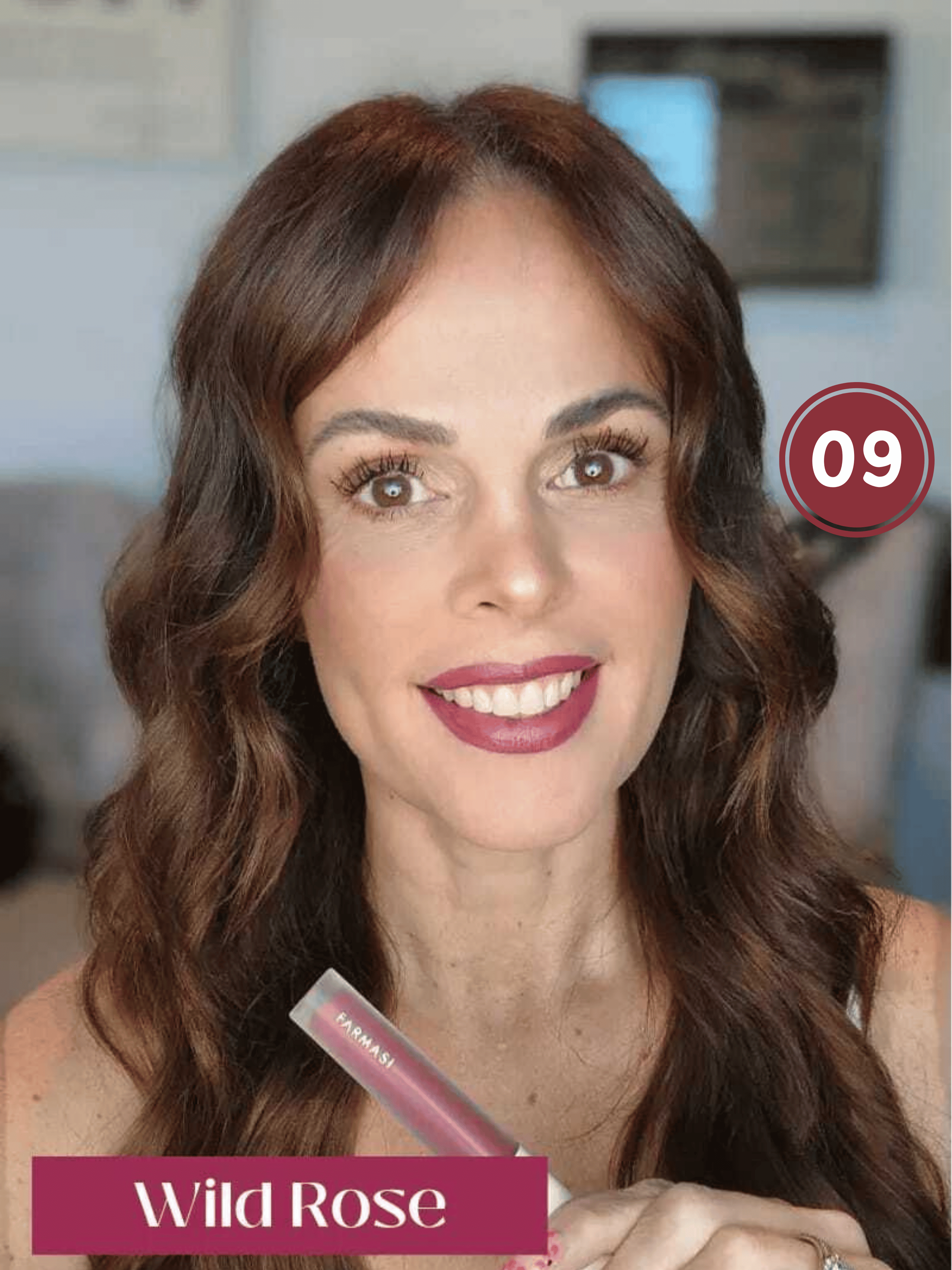 Помада рідка матова Farmasi 09 Wild Rose 4 г (77627835) - фото 2 Помада рідка матова Farmasi 09 Wild Rose 4 г (77627835) - фото 2