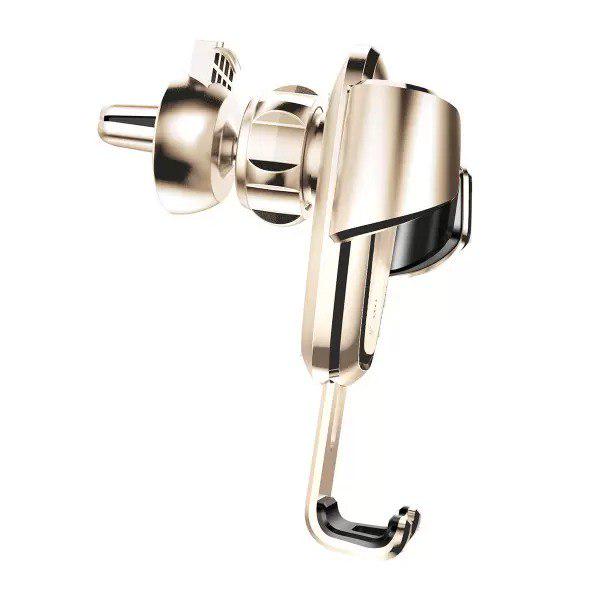 Автомобильный держатель для телефона BASEUS Gravity Car Mount Gold (SUYL-0V) - фото 5 Автомобильный держатель для телефона BASEUS Gravity Car Mount Gold (SUYL-0V) - фото 5