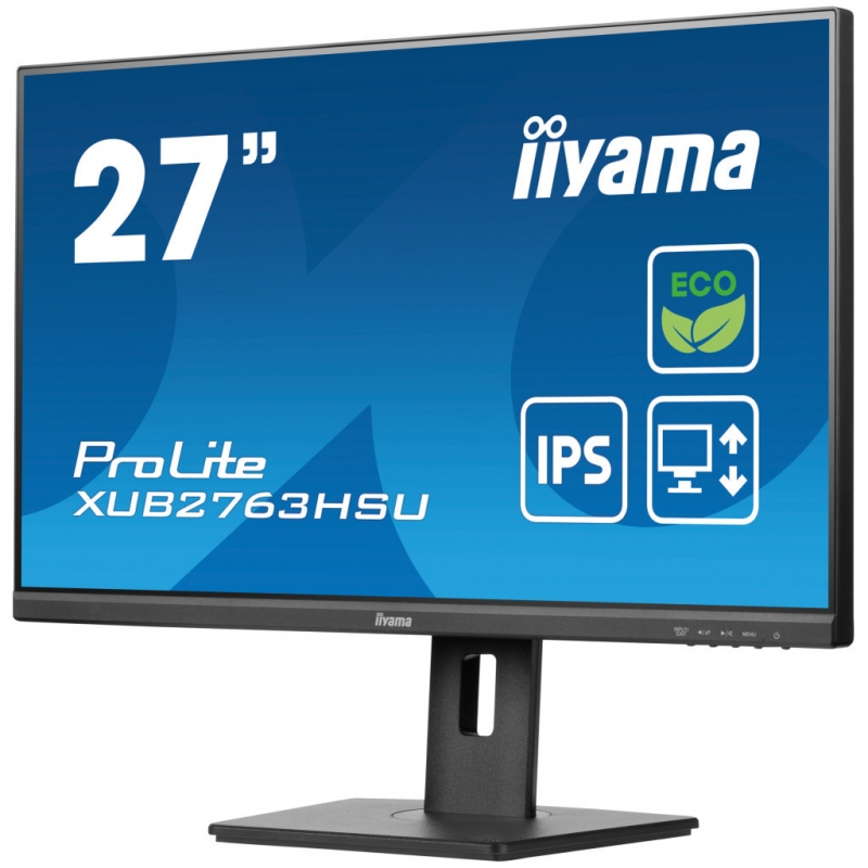 Монітор iiyama XUB2763HSU-B1 безрамковий IPS 1920x1080 Full HD 27"/4W - фото 7