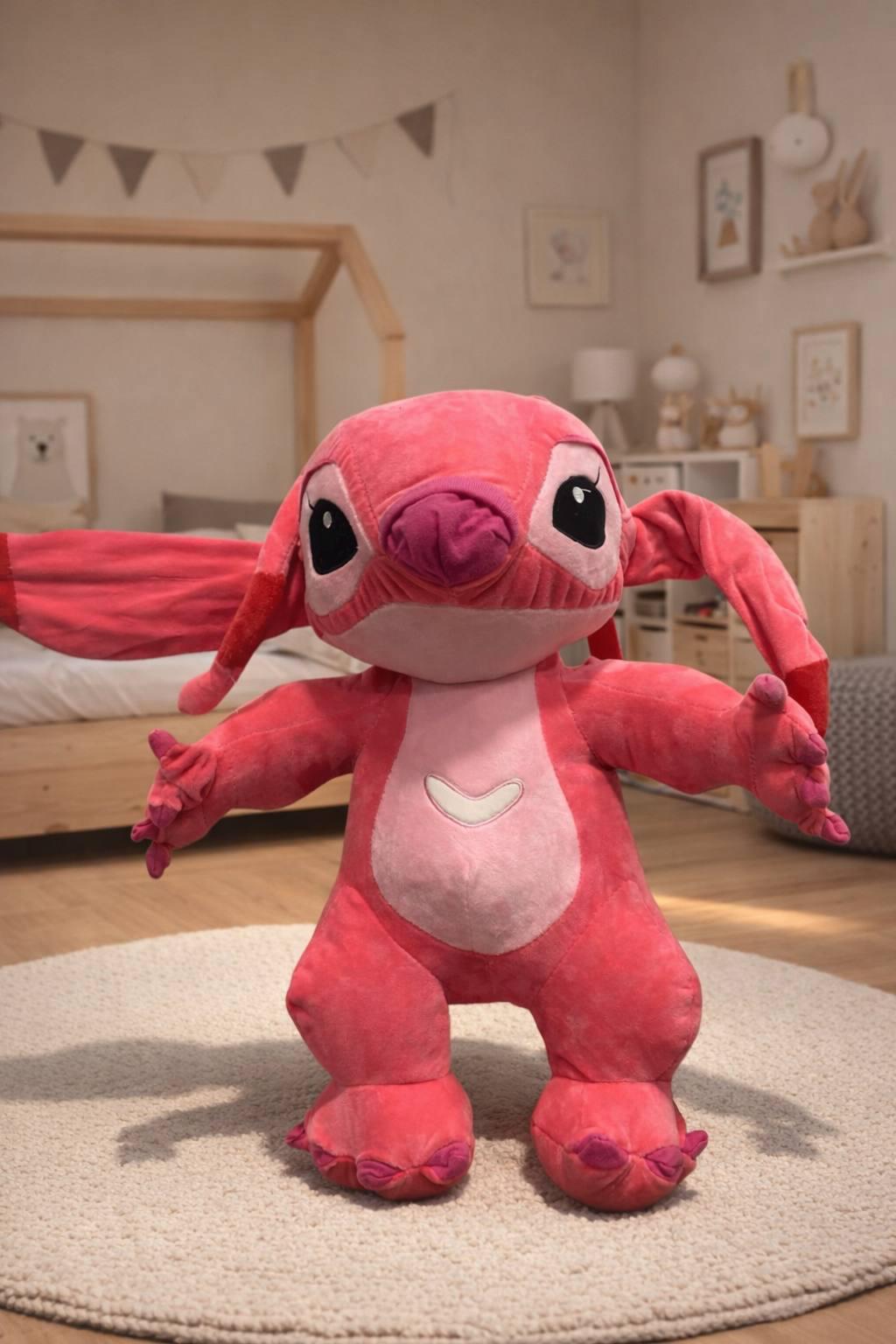 Мягкая игрушка Ангел 130 см Розовый (RS12)