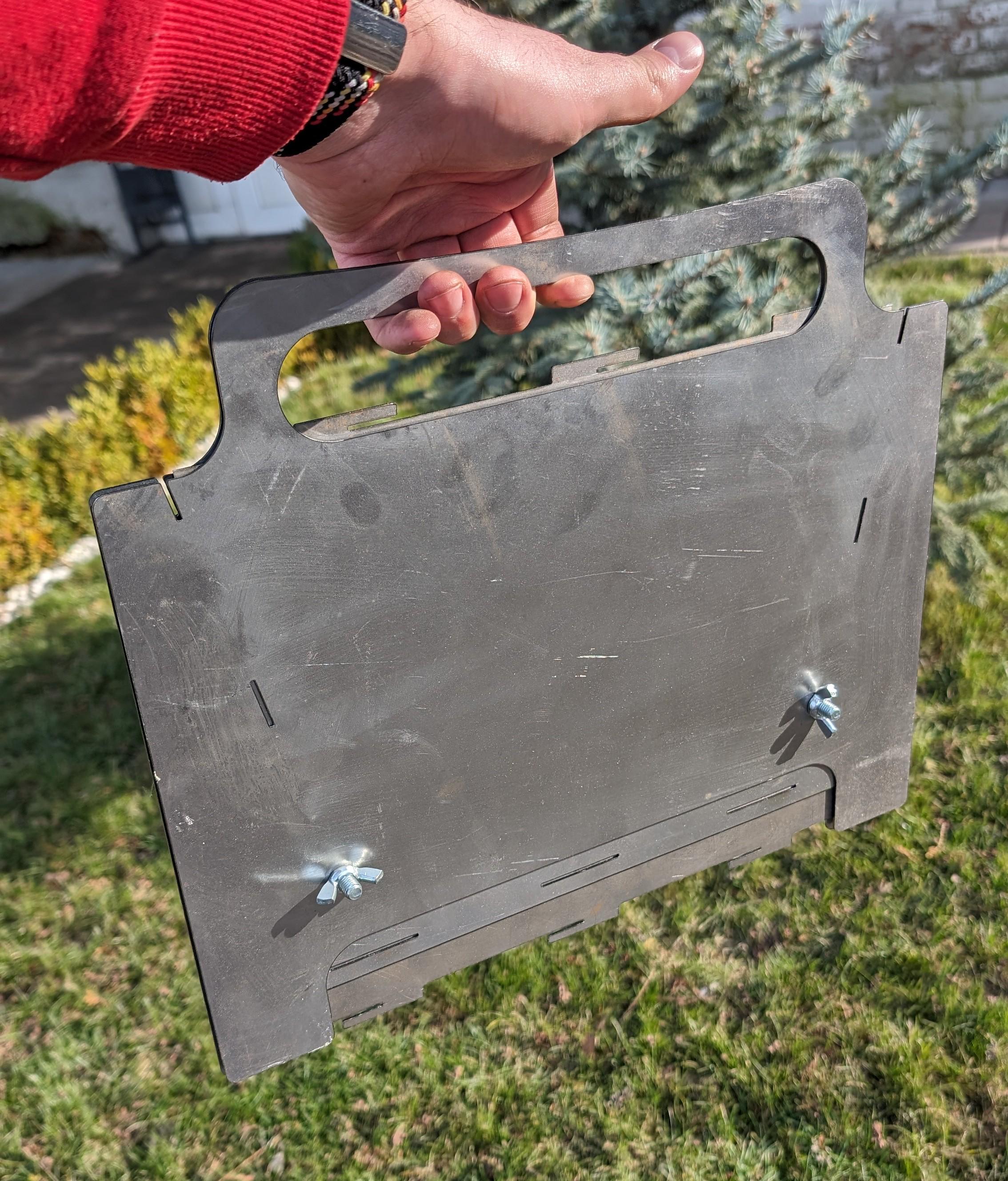 Мангал розкладний на 6 шампурів (1012) - фото 2 Мангал розкладний на 6 шампурів (1012) - фото 2