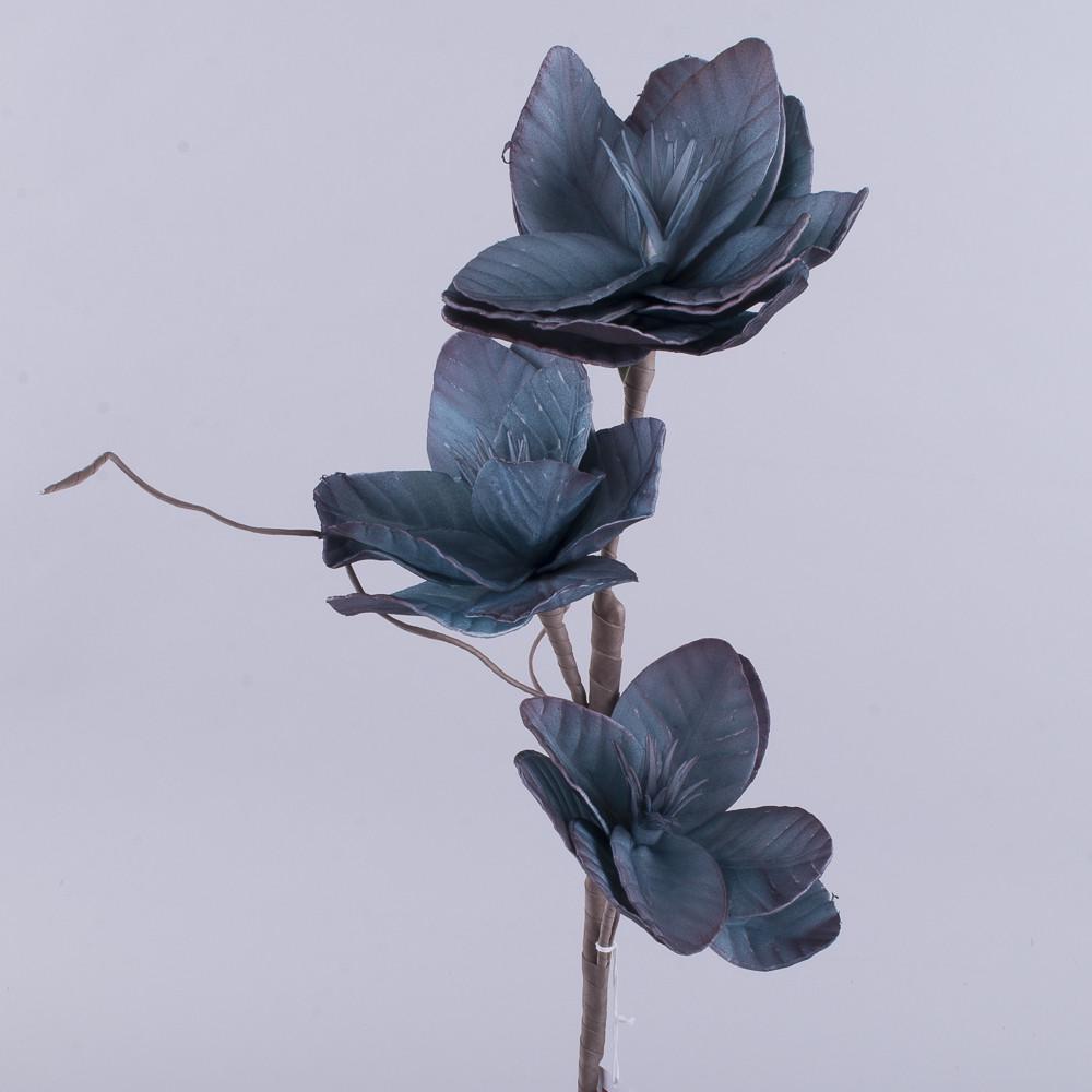 Магнолия из вспененого латекса (синяя)