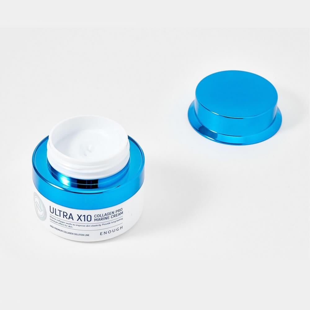 Крем для лица увлажняющий Enough Ultra X10 Collagen Pro Marine Cream с коллагеном 50 мл (2300673564) - фото 5