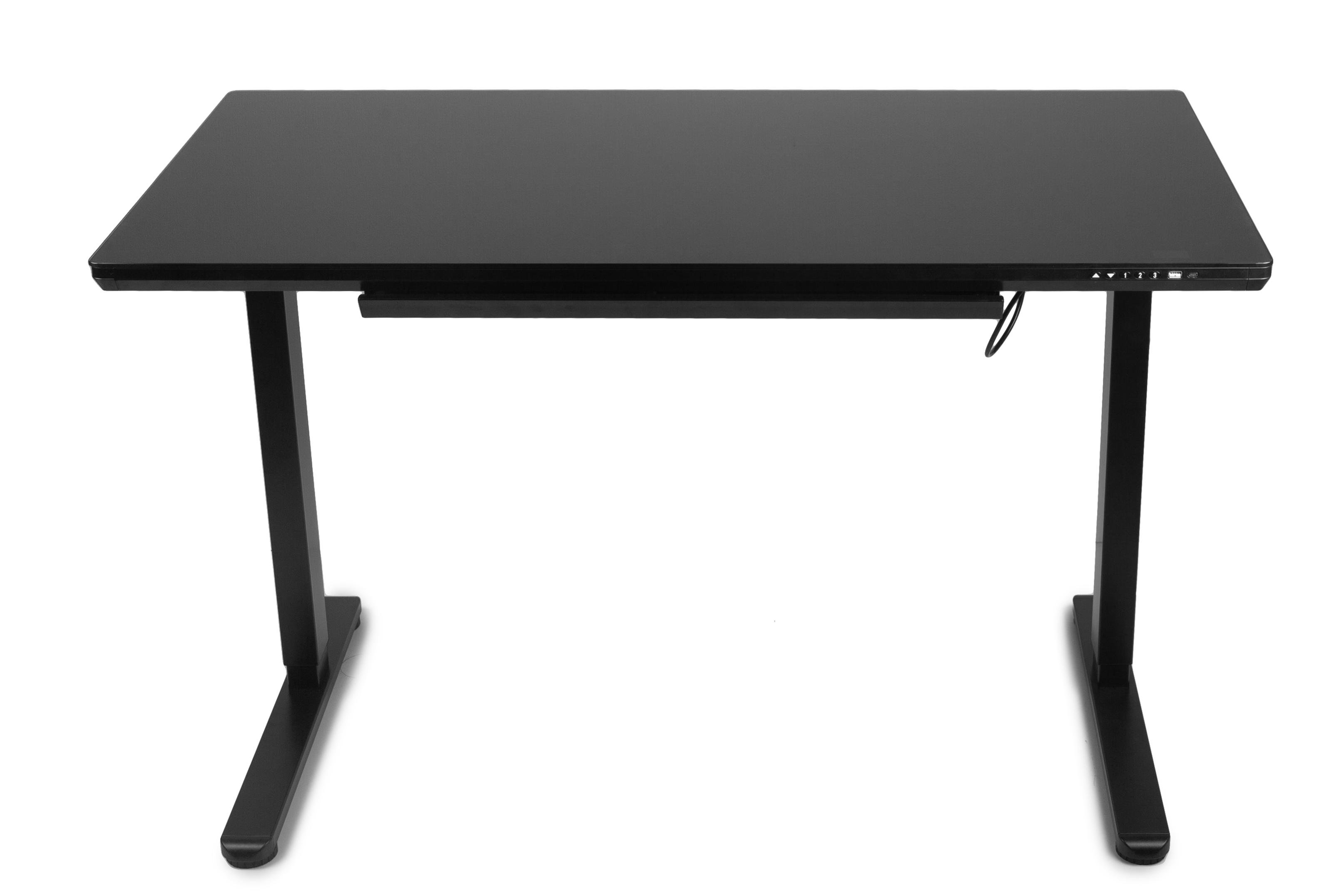 Стіл регульований Barsky StandUp black glass BST-11new 1200x600 мм (24597706) - фото 3 Стіл регульований Barsky StandUp black glass BST-11new 1200x600 мм (24597706) - фото 3