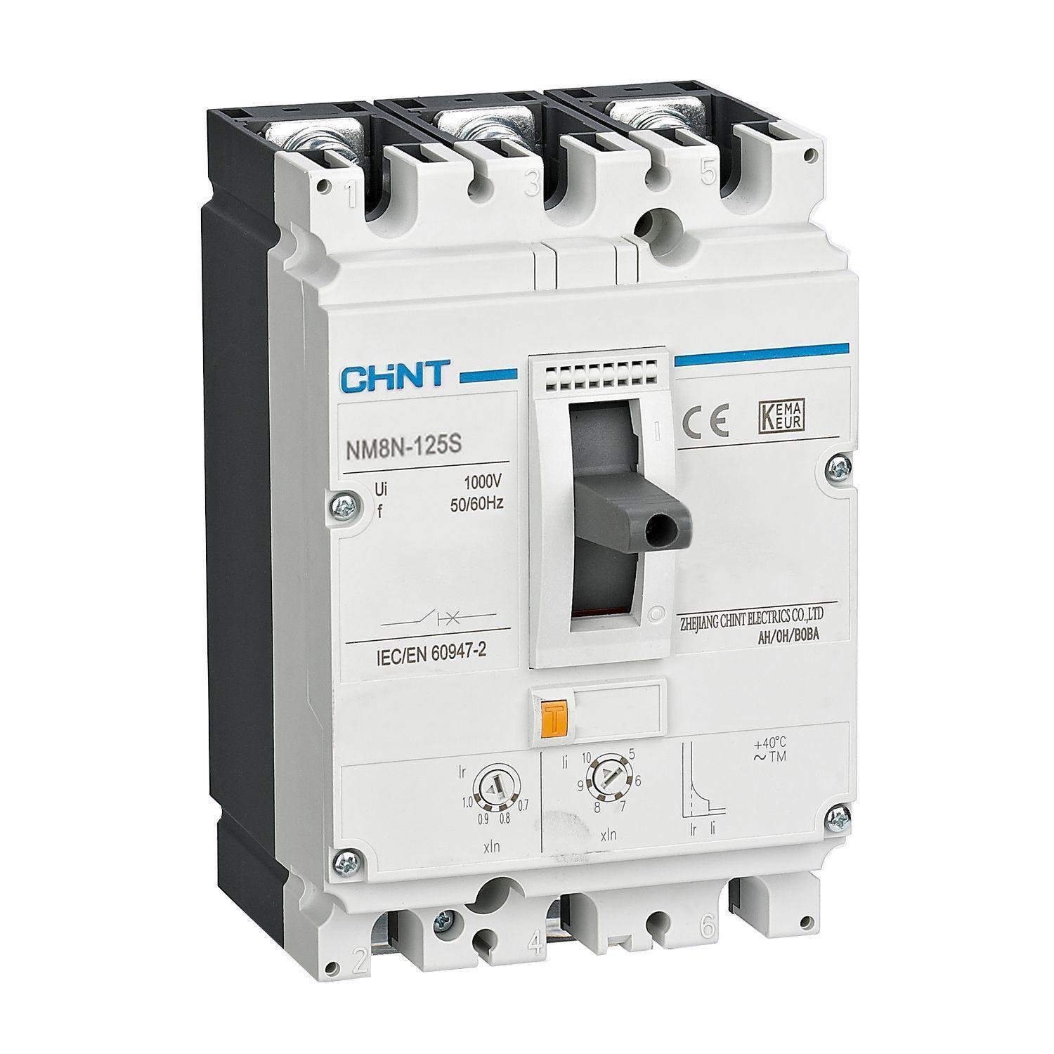 Автоматичний вимикач CHINT NM8N-125S TM 3Р 32А 50кА в литому корпусі (271584)