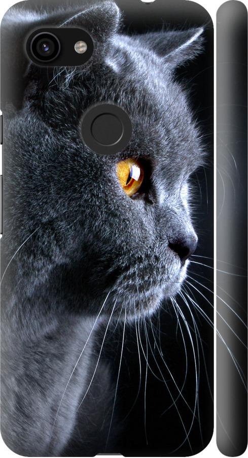 Чехол на Google Pixel 3a Красивый кот (3038m-1700-42517)
