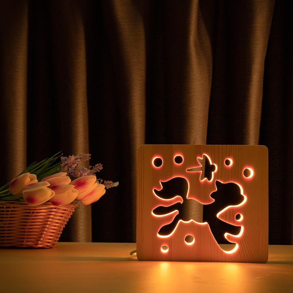 LED ночник ArtEco Light Пони и стрекоза из дерева (#12/2) - фото 6 LED ночник ArtEco Light Пони и стрекоза из дерева (#12/2) - фото 6