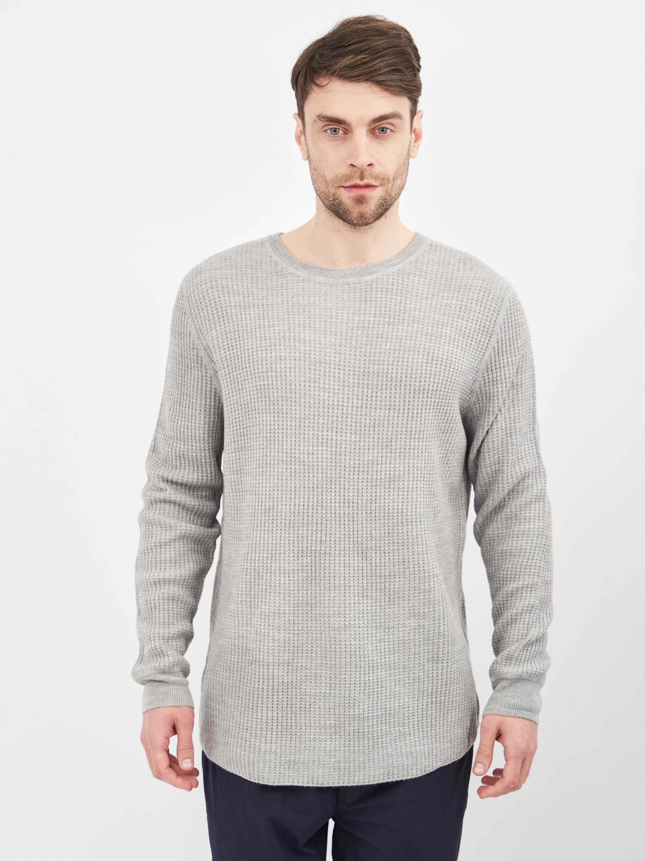 Джемпер H&M M Серый меланж (4031231235)