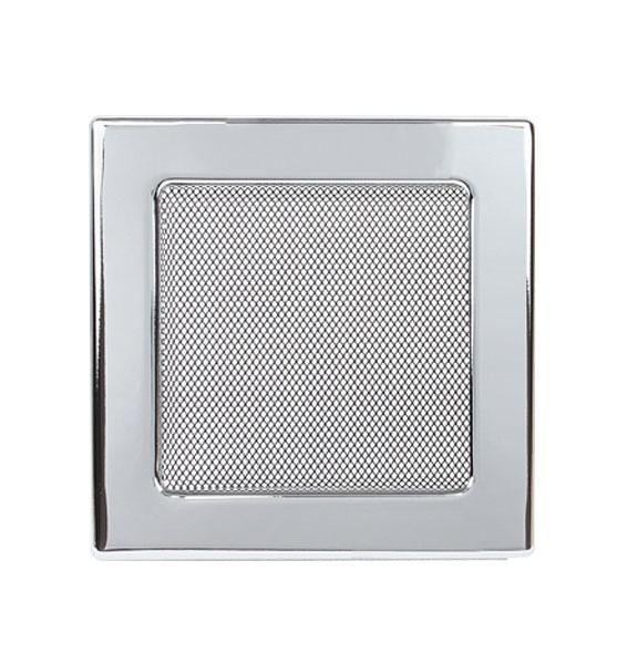 Решітка камінна 17х17 см Нержавіюча сталь (12895762)