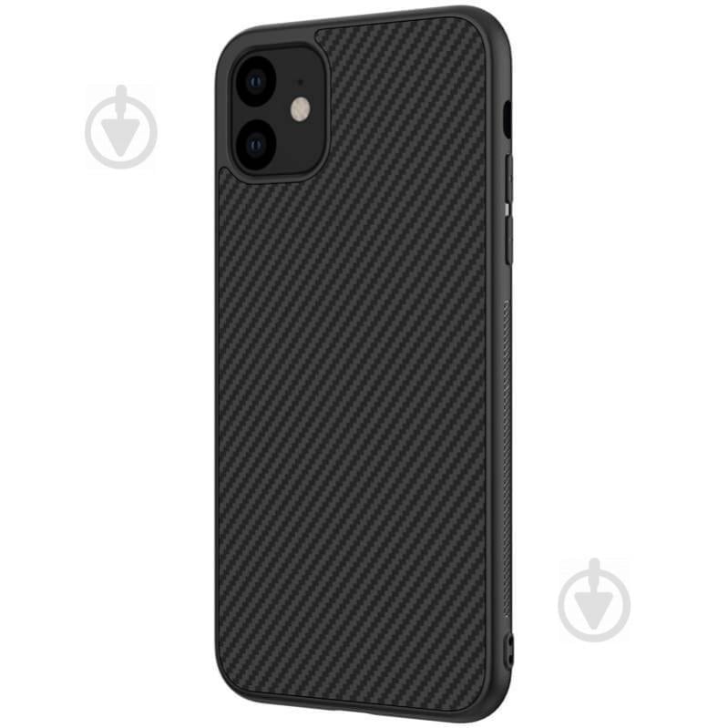 Карбоновая накладка Nillkin Synthetic Fiber series для Apple iPhone 11 Черный (766235)