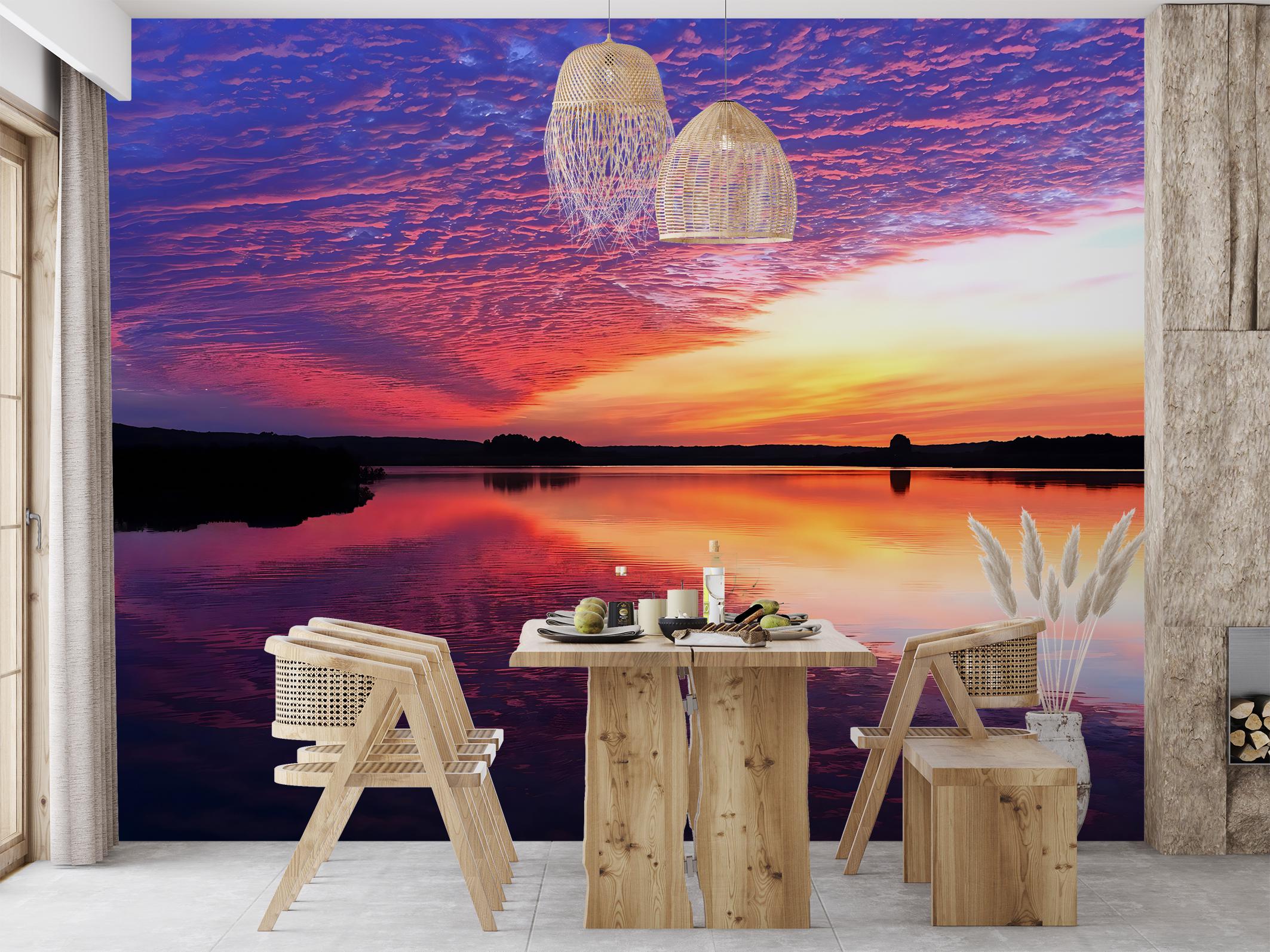 Фотообои флизелиновые Upstream Закат над озером 230х153 см (S5NTR-113/3) - фото 6 Фотообои флизелиновые Upstream Закат над озером 230х153 см (S5NTR-113/3) - фото 6