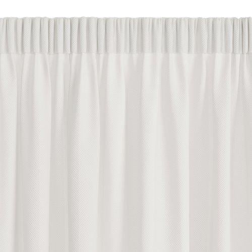Занавеска 140x300 см полиэстер 1 шт. Белый