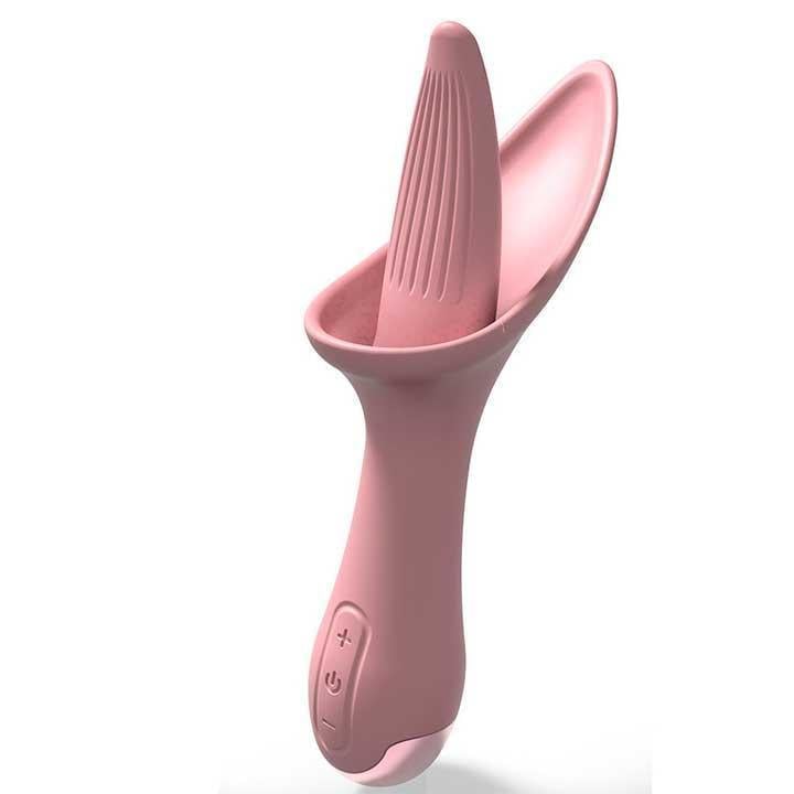 Вибратор лизун Flower Tongue USB Светло-розовый (1909762338)