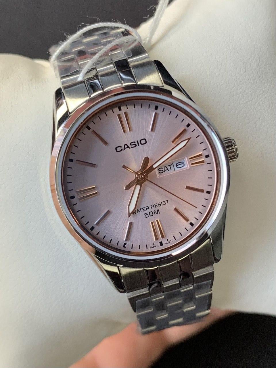 Наручний годинник жіночий Casio LTP-1335D-4A Lady Timeless Collection Рожевий (2822517174)