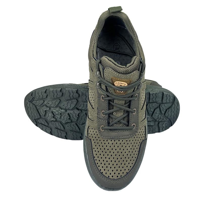 Кроссовки мужские перфорированные 102302-1 p. 41 26,5 см Зеленый