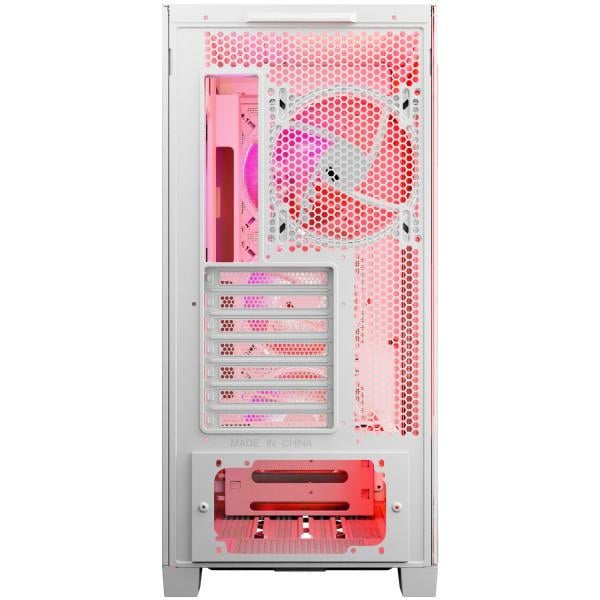 Корпус для компьютера Modecom VOLCANO EXPANSE S Midi-Tower ATX 4x140 мм ARGB White (AT-EXPANSE-SG-20-000000) - фото 8