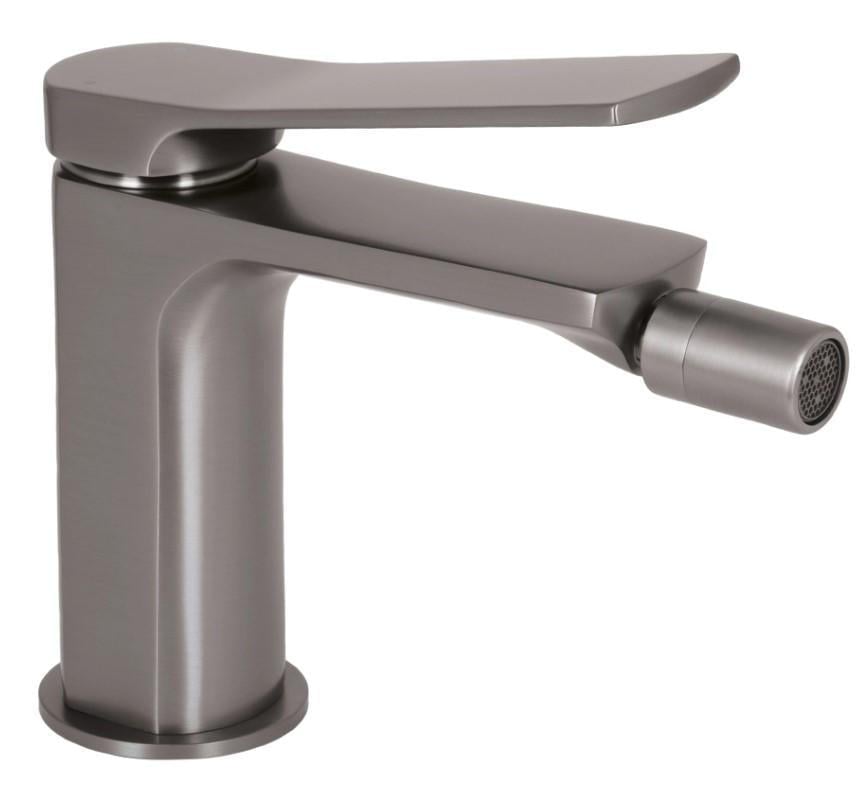 Смеситель для биде Qtap Slavonice k35 Gunmetal Black PVD (QTSLA255GMB45923)