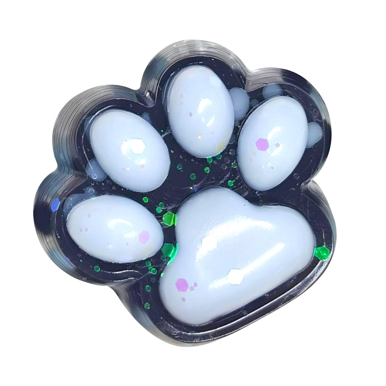 Таба сквиш Лапка антистресс Черно-белый (22093502) - фото 1 Таба сквиш Лапка антистресс Черно-белый (22093502) - фото 1