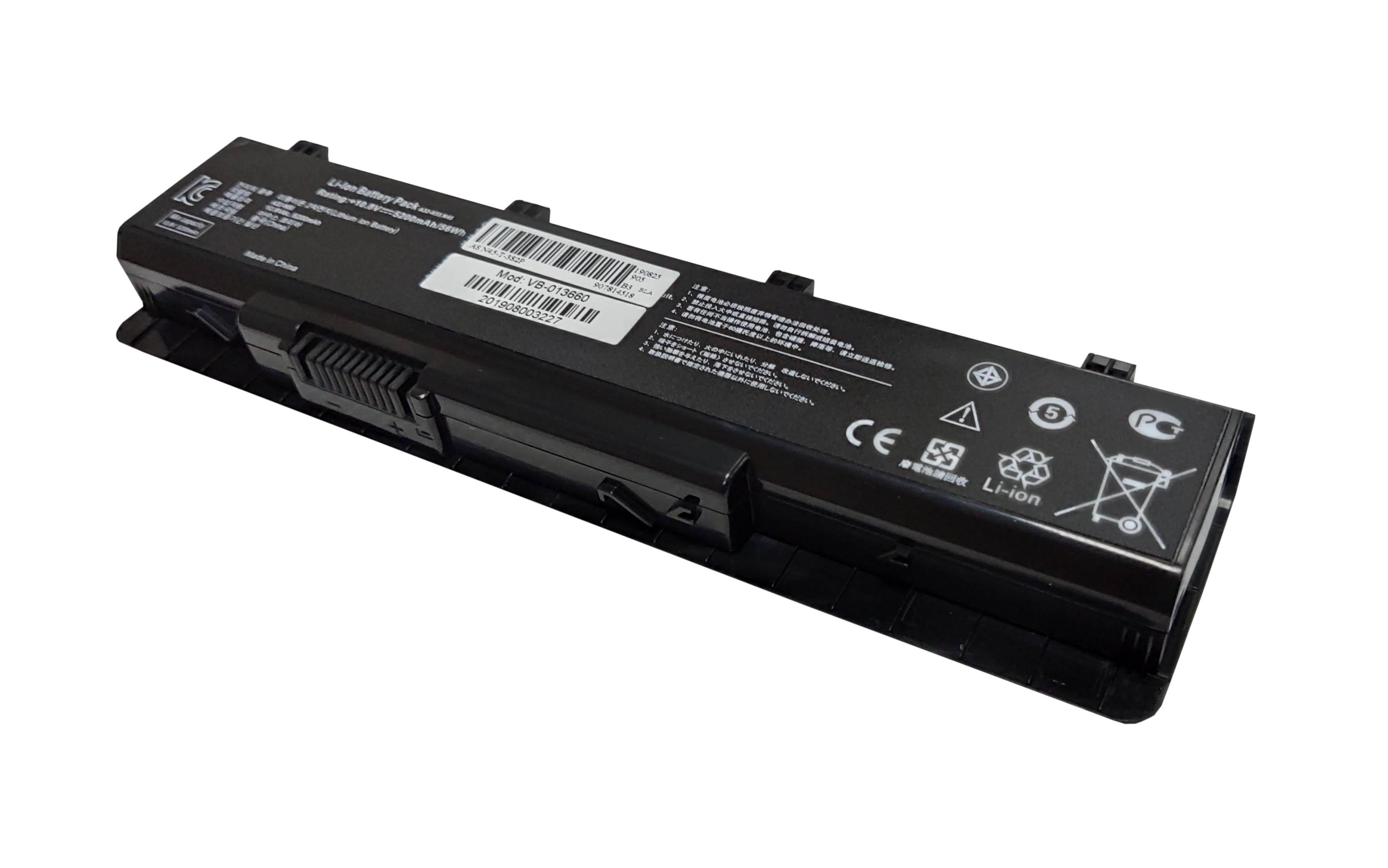 Акумулятор для ноутбука Asus A32-N55 10.8 V Black 5200mAh OEM - фото 2