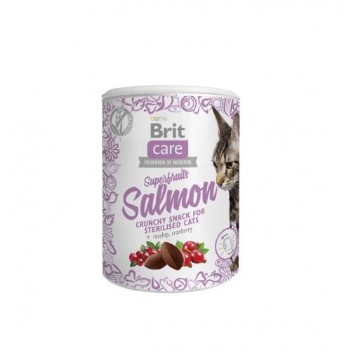 Ласощі для котів Brit Care Cat Snack Superfruits Salmon лосось 100 г Ласощі для котів Brit Care Cat Snack Superfruits Salmon лосось 100 г