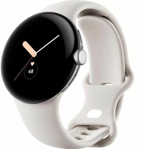 Умные часы Google Pixel Watch Polished с ремешком Silver/Chalk (2250334169) Умные часы Google Pixel Watch Polished с ремешком Silver/Chalk (2250334169)